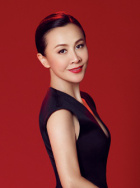 长得很黏的长发小姐